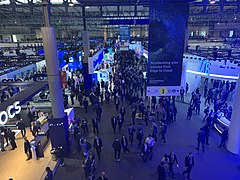 Zona d'exposició de MWC Barcelona 2019