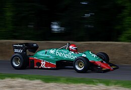 Alfa Romeo 183T v provedení a zbarvení z počátku roku 1984.