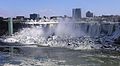 American Falls in winter from Canadian side