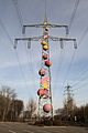 Skulptur „Geometrische Durchdringung“ in Bochum