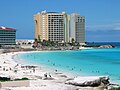 Beach of Cancún.