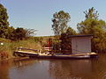 Image 39Wood-heated floating sauna on the farm pond (from Iowa)