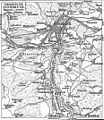 Historical map of the area surrounding Innsbruck (1888)