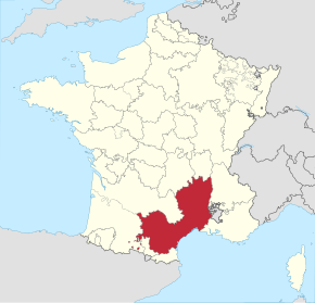 Francouzská provincie Languedoc v roce 1789