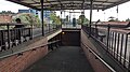 Ramp leading to platforms and underpass, August 2024