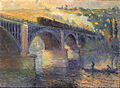 1905, Le Pont aux Anglais, soleil couchant, oil on canvas, 54 x 73 cm, Musée des Beaux-Arts de Rouen