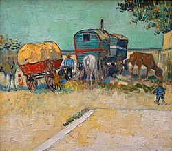 Les Roulottes (Vincent Van Gogh)