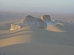 Matin sur le désert en décembre 2005.