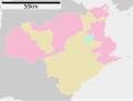 Map of Tokushima Prefecture