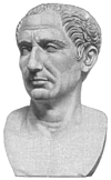 Bust of Gaius Julius Caesar.