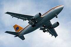 Hapag-Lloyd, underside, old livery