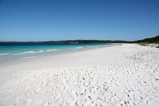 White sand