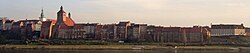 Panorama of Grudziądz Old Town district