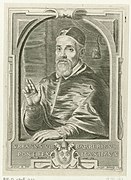 Portret van Urbanus VIII Theatrum pontificum, imperatorum, regum, ducum (..) (serietitel), RP-P-1908-912.jpg