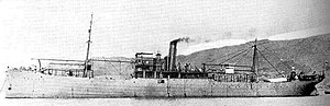 Japanese seaplane carrier "Wakamiya"