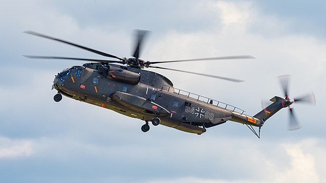 German Army Sikorsky CH-53G Super Stallion (reg. 84+99, sn V65-97) at ILA Berlin Air Show 2016.