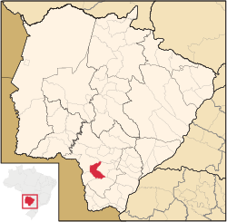 Location in Mato Grosso do Sul state