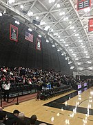 Open side and banners at Jadwin Gymnasium 2018.jpg