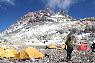 Camp Colera and the summit