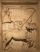 Triunfo imperial en el Arco de Marco Aurelio (176).[72]​