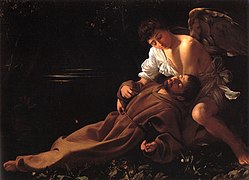 Caravaggio, Ekstaza św. Franciszka, ok. 1595