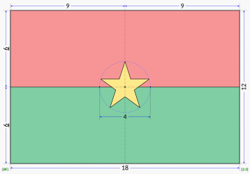 flag construction sheet