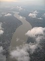 Aerial view of the Hooghly River, 2007