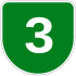 Nagoya Expressway No.3 Ōdaka Route shield