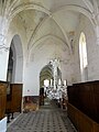 Chapelle nord, vue vers l'ouest.