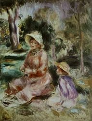 Madame Renoir and her son Pierre, 1890[2]