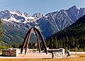 Denkmal am Rogers Pass / British Columbia