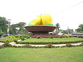 Mango roundabout, Rajshahi, Bangladesh.