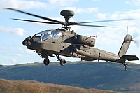 Um AgustaWestland Apache inglês.