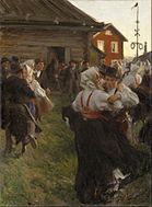 Midzomerdans, 1897, Nationalmuseum, Stockholm