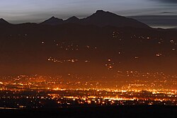 The City of Boulder during twilight