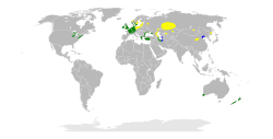 Distribución do C. olor      Aniñamento     Anual     Inverno