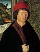 Anónimo: Retrato de Hugo de Hohenlandenberg, obispo de Constanza (1502).