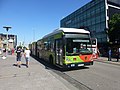 Double-articulated bus on MetroBus service M 5 on Mönckebergstraße