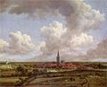 Paisaje con vista de Ootmarsum, de Jacob van Ruisdael, mediados del siglo XVII.