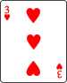 3 of hearts