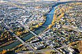 File:Red Deer - Aerial - downtown bridges.jpg