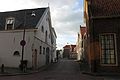 Zicht op de Kerkstraat vanaf de Sint-Maartenskerk