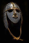 Yelmo ceremonial de Sutton Hoo.