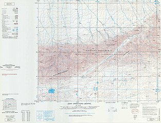 Map including part of Niya (Minfeng) County (DMA, 1979)