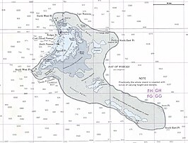 Kaart van Kiritimati