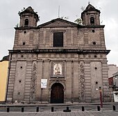 Nuestra Señora de Loreto Church, Mexico City, by Ignacio Castera y Agustín Paz (1806-1819), last church finished before consummation of Independence