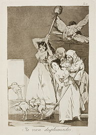 Capricho No. 20: Ya van desplumados (Ili senplumiĝis)