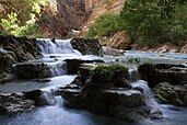 Travertine formations in Grand Canyon National Park