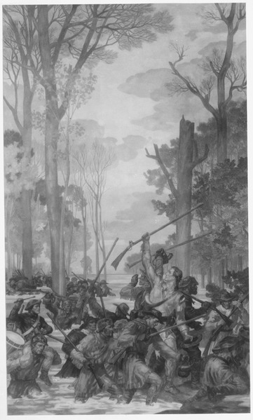 File:Clark's march against Vincennes across the Wabash through wilderness and flood. George Rogers Clark, February 1779. Copy - NARA - 518214.tif