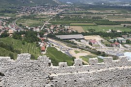 Vallée de Saint-Peray vue depuis les remparts.